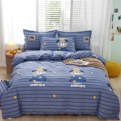 Cartoon Duvet Cover Bedding Bed Sheet Cute Quilt Cover