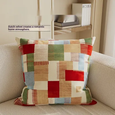 American Retro Sofa Pillow Cases Home Living Room