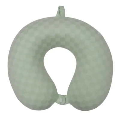Memory Foam Small Grid U-shaped Pillow