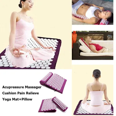 Acupuncture Massage Yoga Mat With Pillow