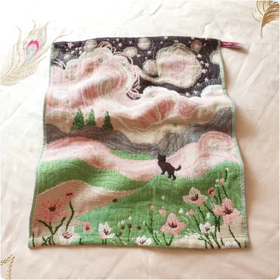 3-Ply Pure Cotton Yarn-Dyed Jacquard Childrens Towel