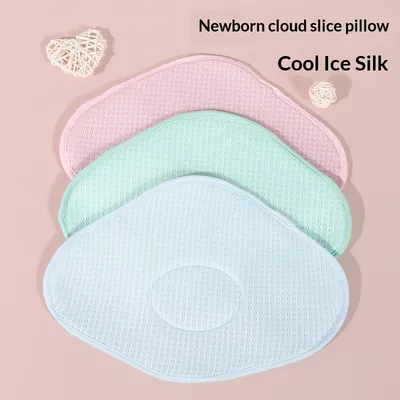 Baby Pillow Childrens Summer Ice-silk Pillow Soft And Comfortable