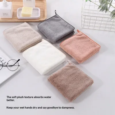 Household Childrens Coral Fleece Handkerchief