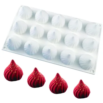 15 conical mousse silicone mold