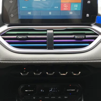 24 Colors Car Interior Design Modification Air Outlet Decoration Medium Net Binding Clips