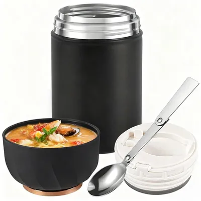 Thermal Food Flask  Stainless Steel Soup Insulated Lunch Box