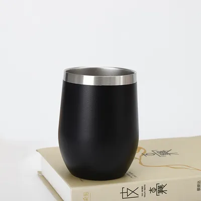Creative 304 Stainless Steel Rotating Eggshell Cup Beer Refrigerated Cup Car Cup