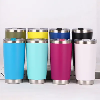 20oz double-layer stainless steel vacuum car mug