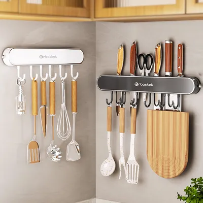 Multi-Functional Wall-Mounted Kitchen Knife Organizer