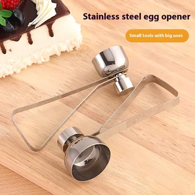304 Stainless Steel Creative Stretch Knock Egg Tool