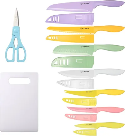 30 Piece  Knife Set With Kitchen Cutting Board