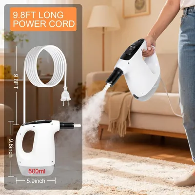 Handheld 10 In 1 Steam Cleaner - Portable Steam Cleaner With Mop - Steamer Clea
