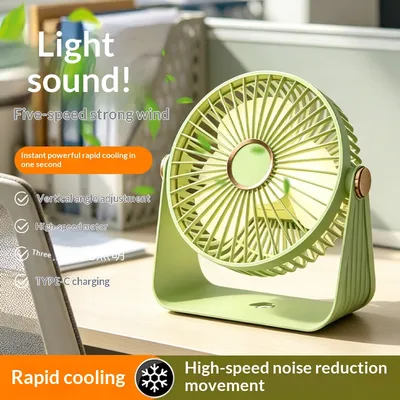 6-inch Desktop USB Desk Fan For Classrooms And Offices
