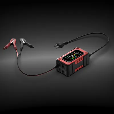 7A Large Screen Color Display 12V Lead-acid Lithium Iron Charger