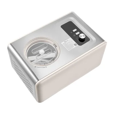 2 Quart Automatic Ice Cream Maker With Built-in Compressor No Pre-freezing