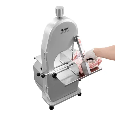 1800W Commercial Electric Meat Bandsaw Stainless Steel Bone Sawing Machine