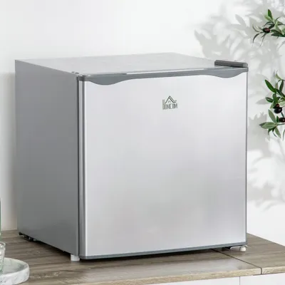 1.1 Cu.Ft Countertop Mini Freezer, Compact Upright Freezer with Removable Shelves, Gray