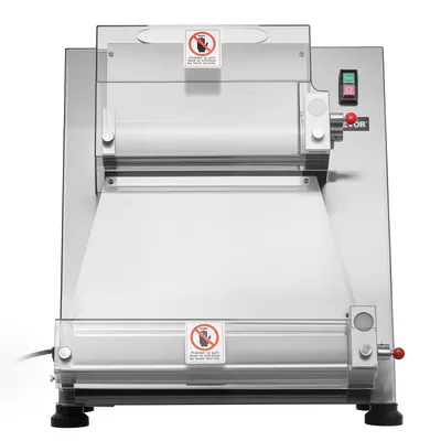 16 Inch Pizza Dough Roller Sheeter Semi-automatic Commercial Dough Press 390W