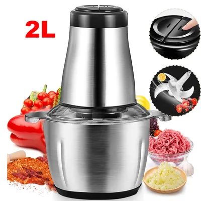 2L Electric Meat Grinder Mincer Mixer Blender Food Chopper Processor Blender UK
