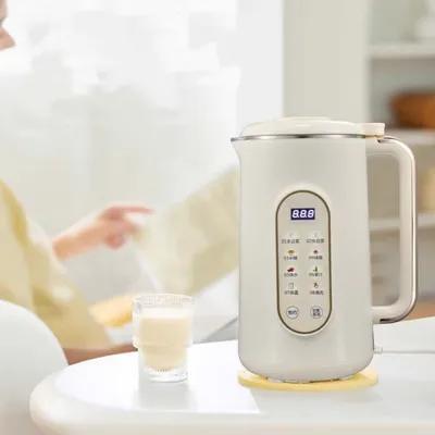 110V Stainless Steel Inner Liner Soymilk Maker Household Touch Screen Automatic Wall Breaker