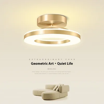 Aisle Corridor Modern Minimalist Ring Bedroom Ceiling Lamp