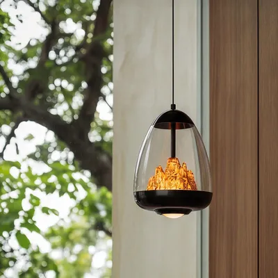 Light-luxury Bedside Hand-sweep Adjustable Mini Pendant Lamp