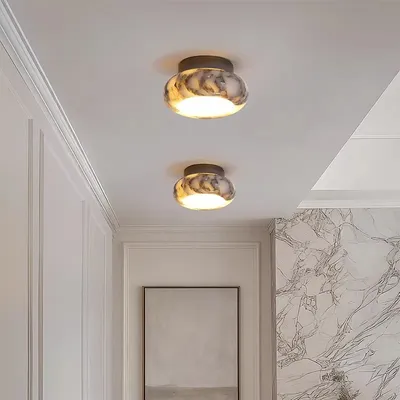 Minimalist Light-luxury Marble Walk-in Closet Ceiling Light