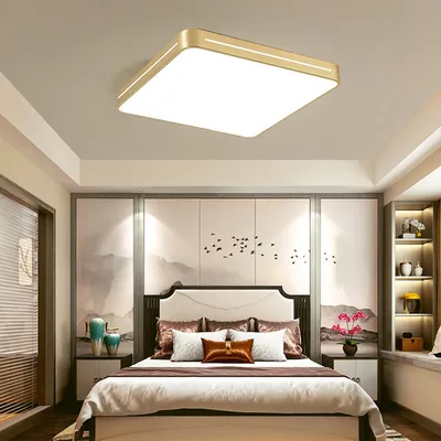 All-copper Three-color Bedroom Ceiling Light