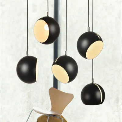 Ball Chandelier Modern Minimalist Single Head Bedside Bedroom Restaurant Chandelier