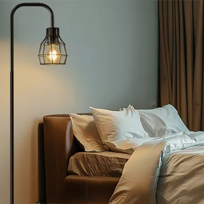 Bedside Lamp LED American Country Retro USB