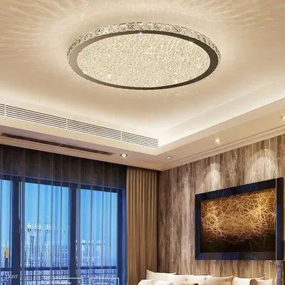 New Light-luxury LED Crystal Ceiling Light