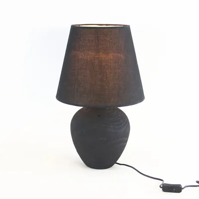 Handmade Wooden Silent Style Table Lamp Home Homestay Hotel Atmosphere Decoration Craft Ornaments