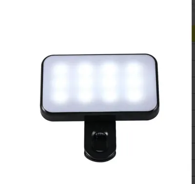 White Foldable Fill Light Handheld Rechargeable Built-in Battery For Live Stream