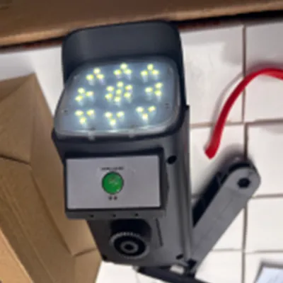 Anti-cameras Courtyard Solar Lamp