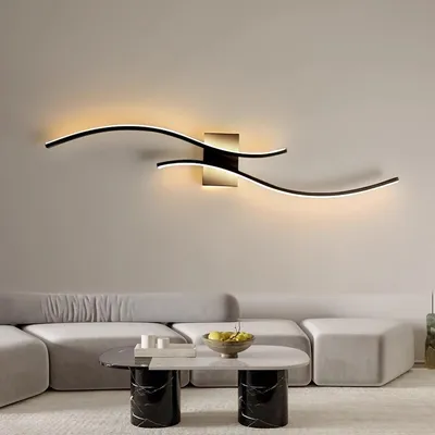 Long Minimalist Wall Sconce Bedroom Or Hallway