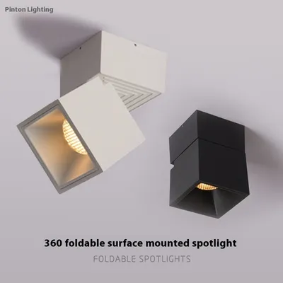 360 Foldable Square Led Surface Mounted Spotlight