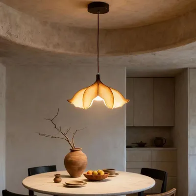 Japanese Wabi-Sabi Bar Counter Light Fixture