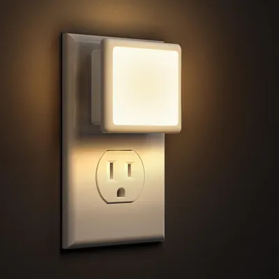 LED Night Lights Plug Into Wall 2 Pack Plug In Night Light