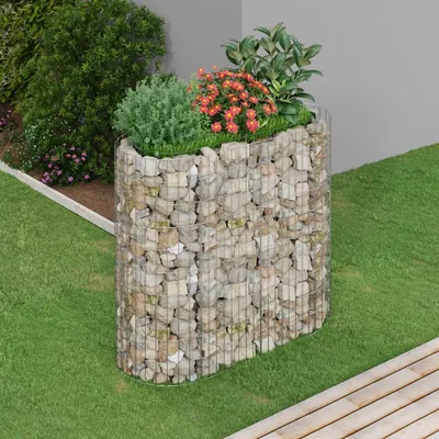   Gabion Raised Bed Galvanized Iron 120x   Gabion Raised Bed Galvanized