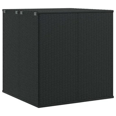   Garden Cushion Box PE Rattan 100x97,   Garden Cushion Box PE