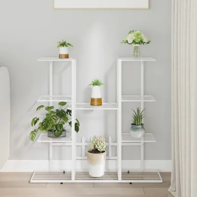   Flower Stand 94.5x Iron   Flower Stand with Wheels