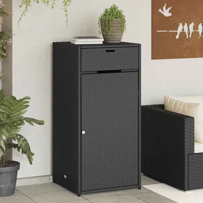  Garden Cabinet 55x Poly Rattan   Garden Cabinet 55x