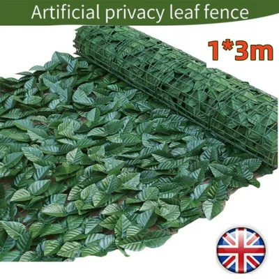 Artificial Hedge Fake Ivy Leaf Garden Fence Privacy Screening Roll Wall Panel