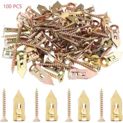 1o0X Self-Drilling Anchors With Screws Set Drywall Anchor Expansion Dowels UK