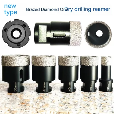 Brazed Diamond Marble Tapper Quartz Granite Tile Reamer Angle Grinder Special Drill Bit
