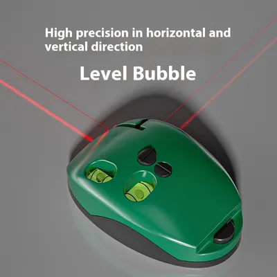 90 Degree Right Angle Infrared Laser Level Decoration Wire Bonding Tool Mouse Type Ground Level High Precision