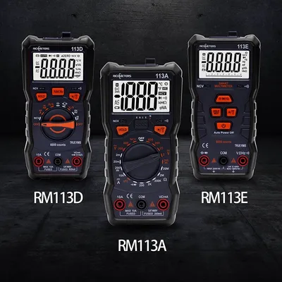 AC/DC Digital Multimeter Voltage/Current NCV Professional Portable Multimeter
