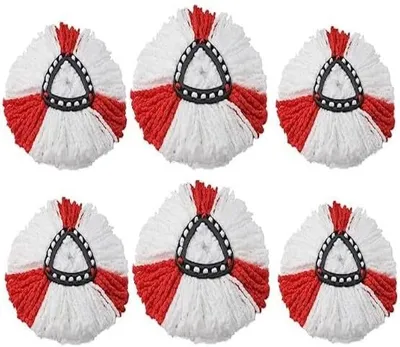 6 PACK For Vileda Turbo Refill Microfibre Mop Set, Spin Mop Head Replacement UK