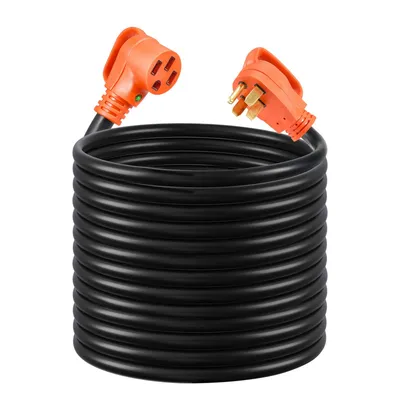 100 FT 50A RV Extension Cord STW 6/3 +8/1 Gauge Wire NEMA 14-50P NEMA 14-50R ETL
