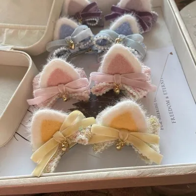 Cute Cat-ear Bow Hair Clip